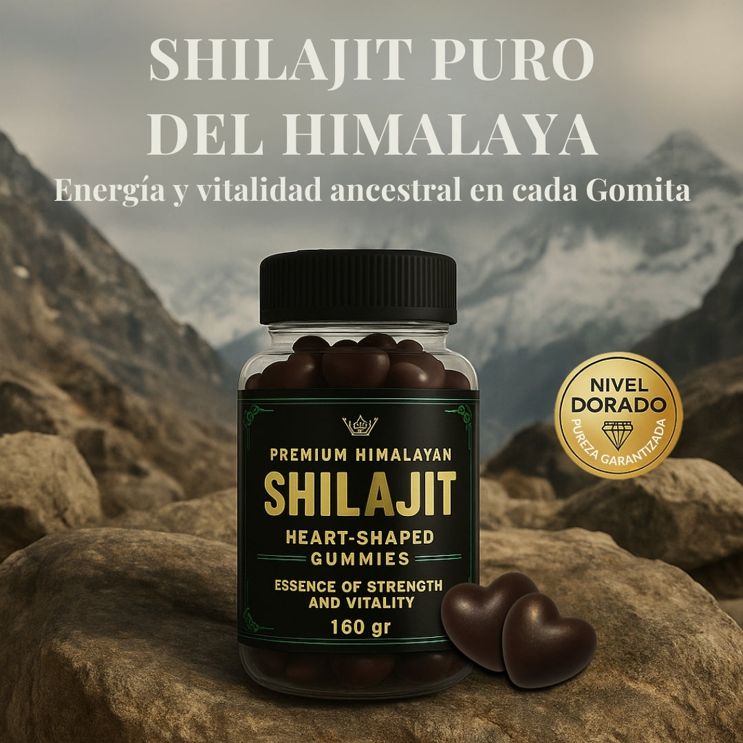 Gomitas de Shilajit 100% Puro del Himalaya (160gr)