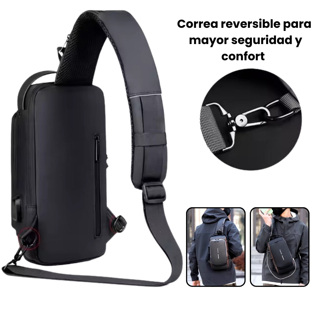 LOCKSAFE® - Bolso Antirrobo Con Cerradura Numérica + USB