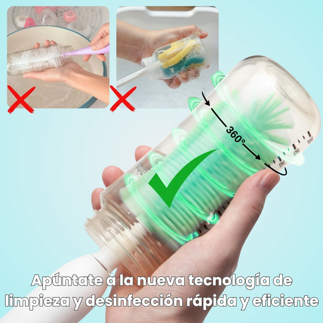 BabyTwist – Limpieza eléctrica para teteros en segundos
