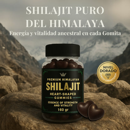 Gomitas de Shilajit 100% Puro del Himalaya (160gr)