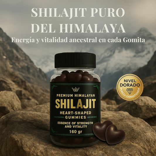 Gomitas de Shilajit 100% Puro del Himalaya (160gr)
