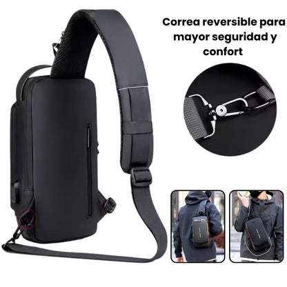 LOCKSAFE® - Bolso Antirrobo Con Cerradura Numérica + USB