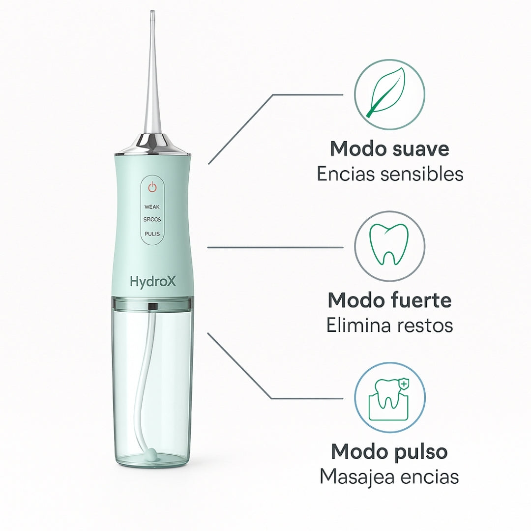 HydroX -  Irrigador Bucodental | OFERTA 2X1